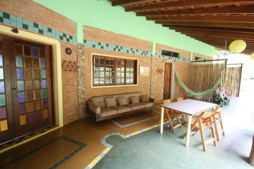 Un lugar para sentarse en Pousada Campestre Sítio da Lua