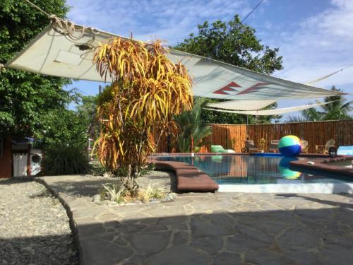 Bazén v ubytování Chalet Tropical nebo v jeho okolí