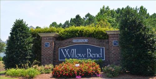 a welcome sign for a willow bend sign at 1011 Willow Bend Condo in North Myrtle Beach