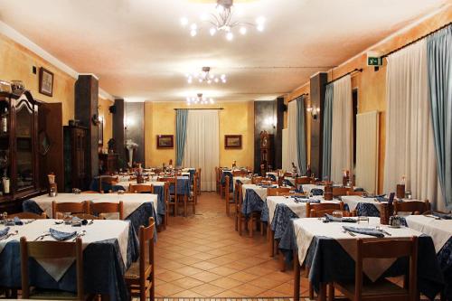 En restaurang eller annat matställe på Albergo Ristorante Valsugana