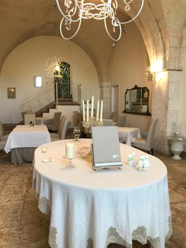 Ruang duduk di Masseria Rienzo