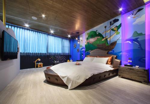 Chen He Motelにあるベッド