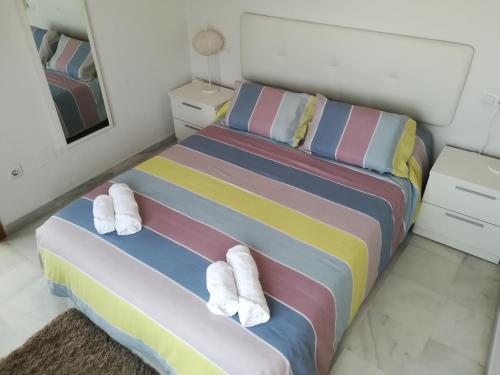 Cama o camas de una habitación en Moguz Flat