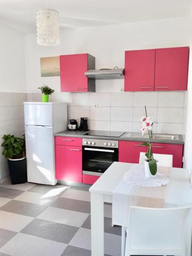 Kuchyň nebo kuchyňský kout v ubytování B&B Buzolic