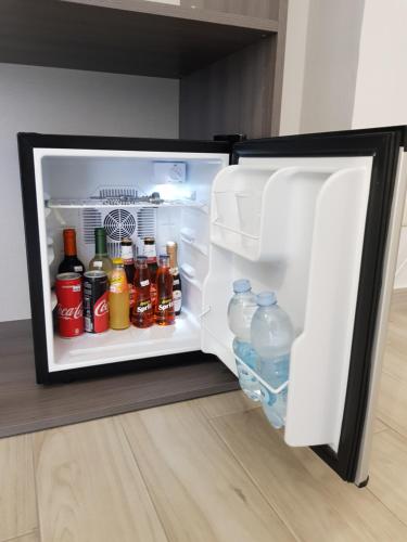 Kuchyň nebo kuchyňský kout v ubytování B&b ONE
