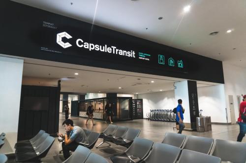 Vstupní hala nebo recepce v ubytování CapsuleTransit Landside - Airport Hotel - Public Area - Gateway KLIA T2, Lvl 1