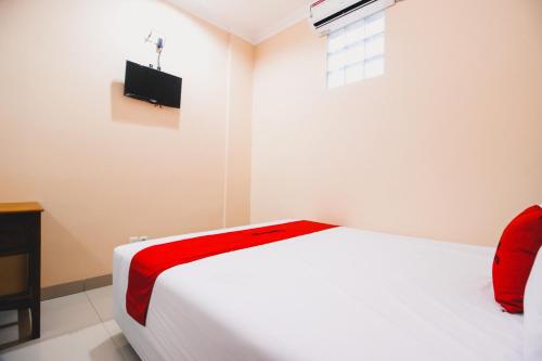 Katil atau katil-katil dalam bilik di RedDoorz Plus @ Pogung Raya