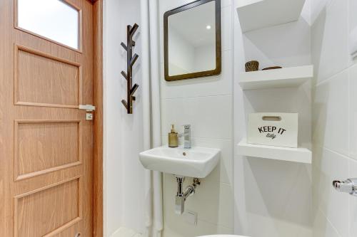 Kúpeľňa v ubytovaní Gdańsk Comfort Apartments Wejhera