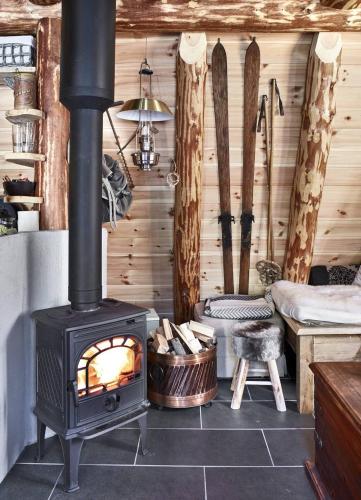 Η κουζίνα ή μικρή κουζίνα στο "Hobbit"like cabin