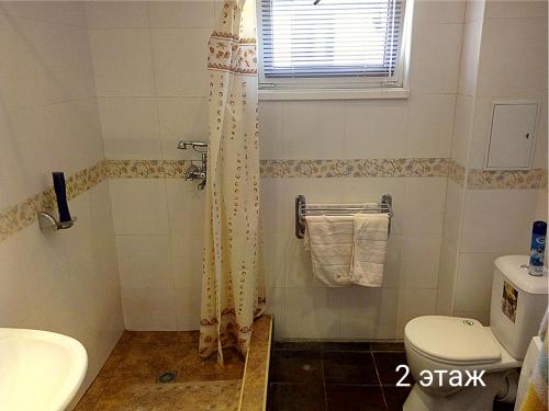 Phòng tắm tại Guest House Mirny с бассейном