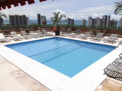 
The swimming pool at or near Hotel Praia Centro
