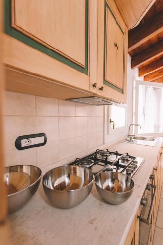 Kuchyň nebo kuchyňský kout v ubytování Sole d'Estate Agriresidence