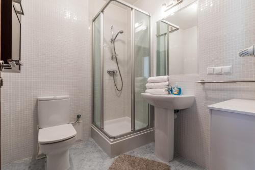 Ένα μπάνιο στο Apartamenty przy Potoku