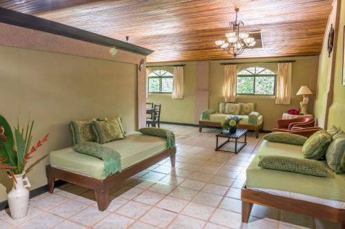 Posezení v ubytování Kayak Lodge