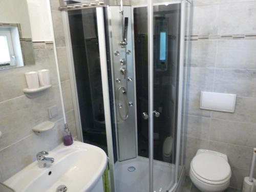 Koupelna v ubytování Ferienwohnung Lotti