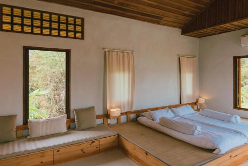 Postel nebo postele na pokoji v ubytování COOLLiving Farmhouse Organic