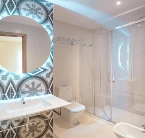 Koupelna v ubytování Gastrohotel Boutique RH Canfali