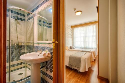 Kúpeľňa v ubytovaní Hostal Zahara