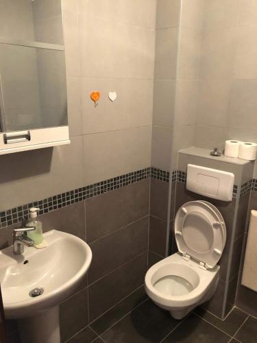 Et badeværelse på Apartman Lenka