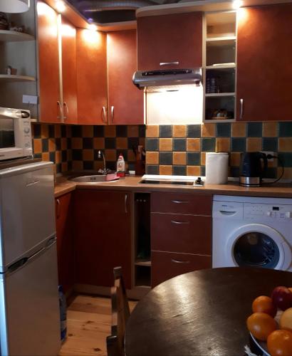 Kuchyň nebo kuchyňský kout v ubytování Kopu 9