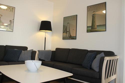 Гостиная зона в Odense Apartments