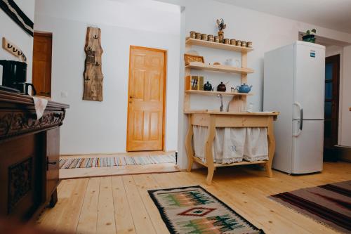 Dapur atau dapur kecil di Gáll vendégház