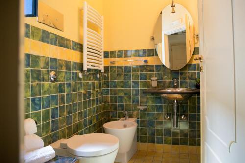 Koupelna v ubytování Casa Piano di Gallo