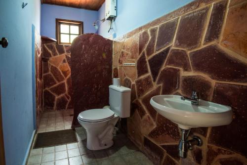 Ванная комната в Pousada Terras do Poente