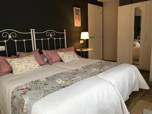 Postel nebo postele na pokoji v ubytování Ideal piso moderno