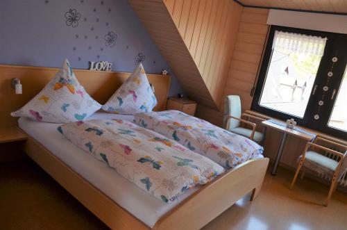 Katil atau katil-katil dalam bilik di Ferienwohnung Lenartz