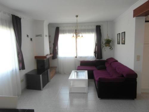 Posezení v ubytování Apartamento con jardin