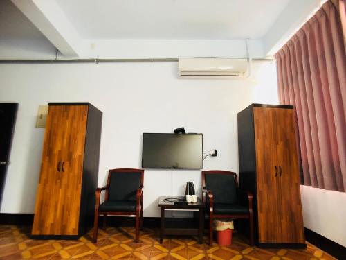 Μια τηλεόραση ή/και κέντρο ψυχαγωγίας στο Zhongxing Hotel