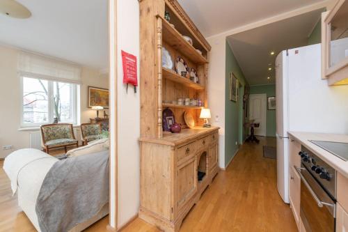 Køkken eller tekøkken på Wilde Guest Apartments Old Town