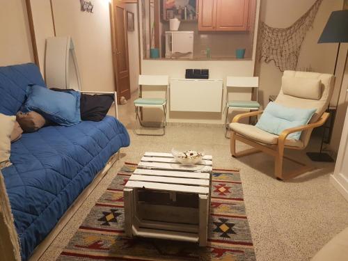 Ruang duduk di Apartamento Santa Pola