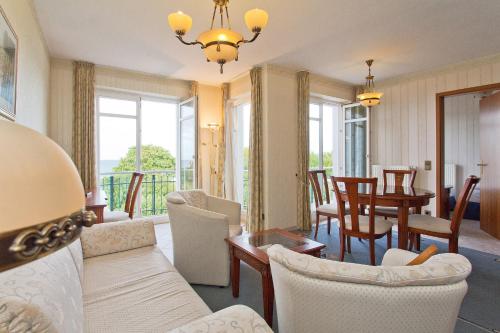 Χώρος καθιστικού στο SEETELHOTEL Ostseeresidenz Ahlbeck