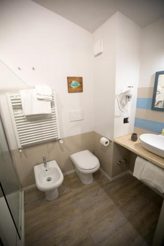 Koupelna v ubytování b&b ocagiuliva