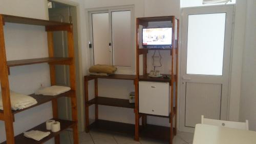 Kuchyň nebo kuchyňský kout v ubytování Hostels Holiday Cape Verde