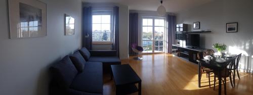 Zona de estar de Apartament Rodzinny w Centrum