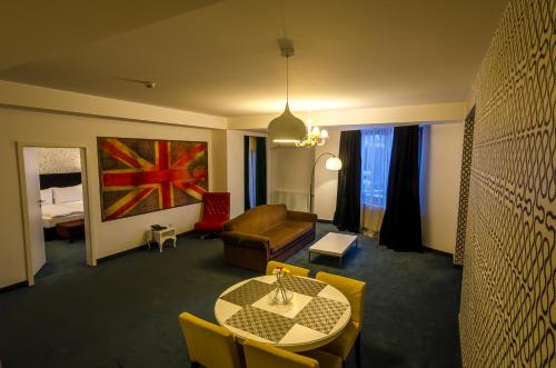 Apart Hotel Vlad Tepesにあるシーティングエリア