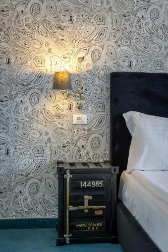 Apart Hotel Vlad Tepesにあるベッド