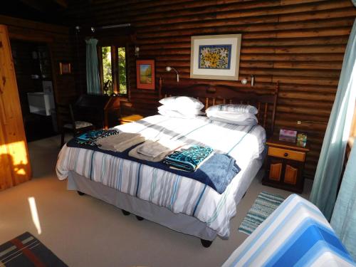 Ένα ή περισσότερα κρεβάτια σε δωμάτιο στο Forest Drive Holiday Home