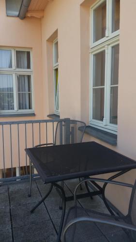 
Ein Balkon oder eine Terrasse in der Unterkunft Villa Bellevue Ferienwohnung 6
