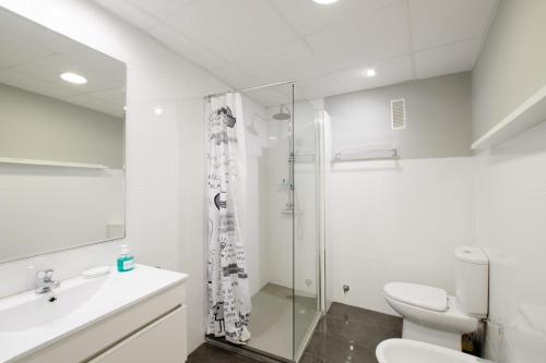 A bathroom at Apartamento valencia centro