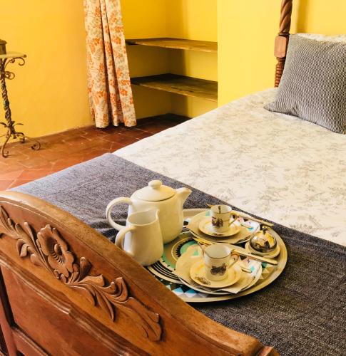 Postel nebo postele na pokoji v ubytování Domaine Mas Pigné