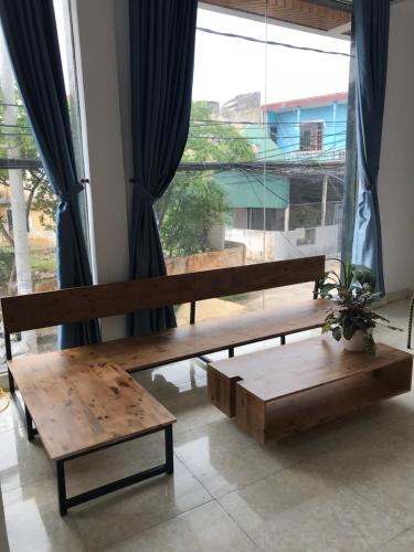 Χώρος καθιστικού στο Thao Trang Hotel
