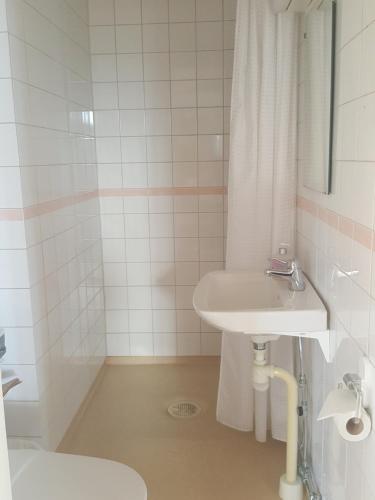 Koupelna v ubytování Lotsstugan i Härnösand