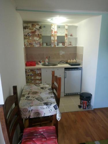 Una cocina o zona de cocina en Apartmani Janković
