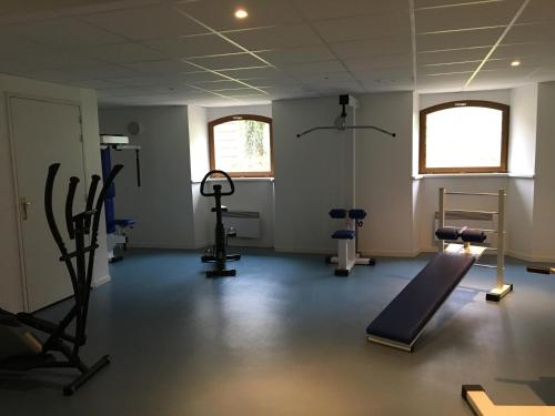 Fitness center at/o fitness facilities sa Residence du Grand Hotel Studio 205