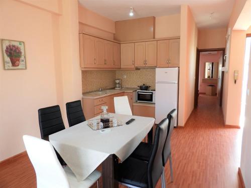 Кухня или мини-кухня в Apartment Christos Limenaria
