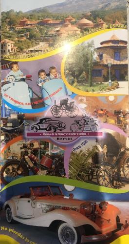 a collage of pictures of different types of cars at A. Rural LA COVATILLA en Navacarros in Navacarros